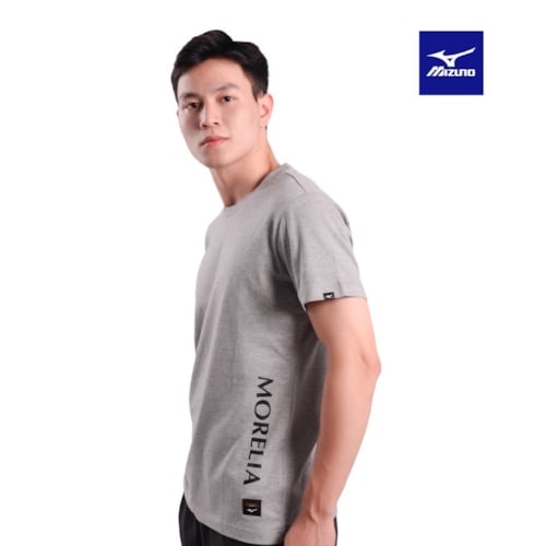 MIZUNO ÁO THỂ THAO T-SHIRT NAM MORELIA PRINT GHI